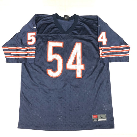 Nike Other - Nike Chicago Bears Urlacher #54 On Field Jersey Size Large L Blue Mens Vintage